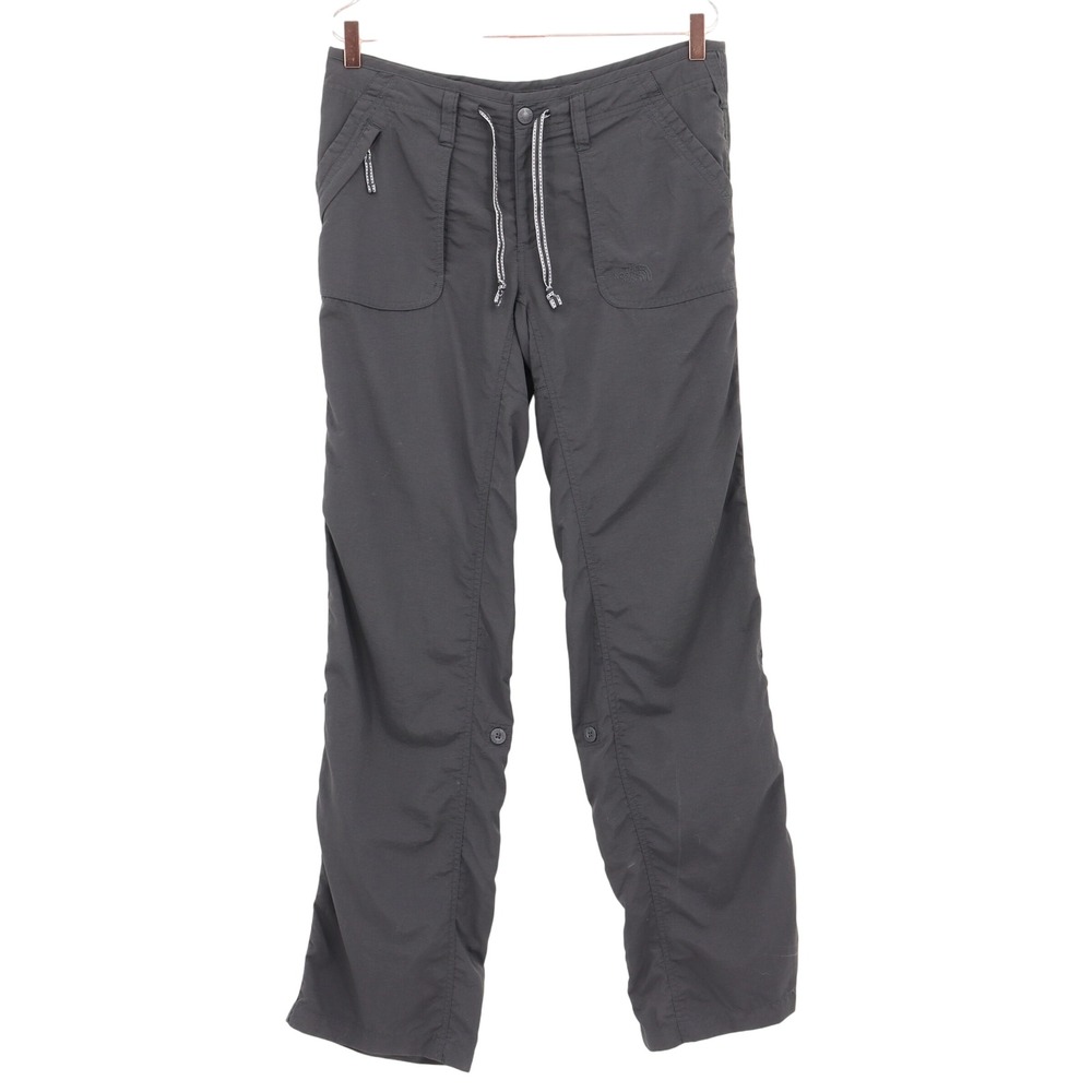The North Face Hiking Pants Women 12L Gray Paramount Convertible Camping Outdoor